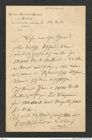 Nachlass Franz Steindachner, Brief von Haak an Franz Steindachner (30.04.1881), Inv.Nr. 190.01, Seite 1